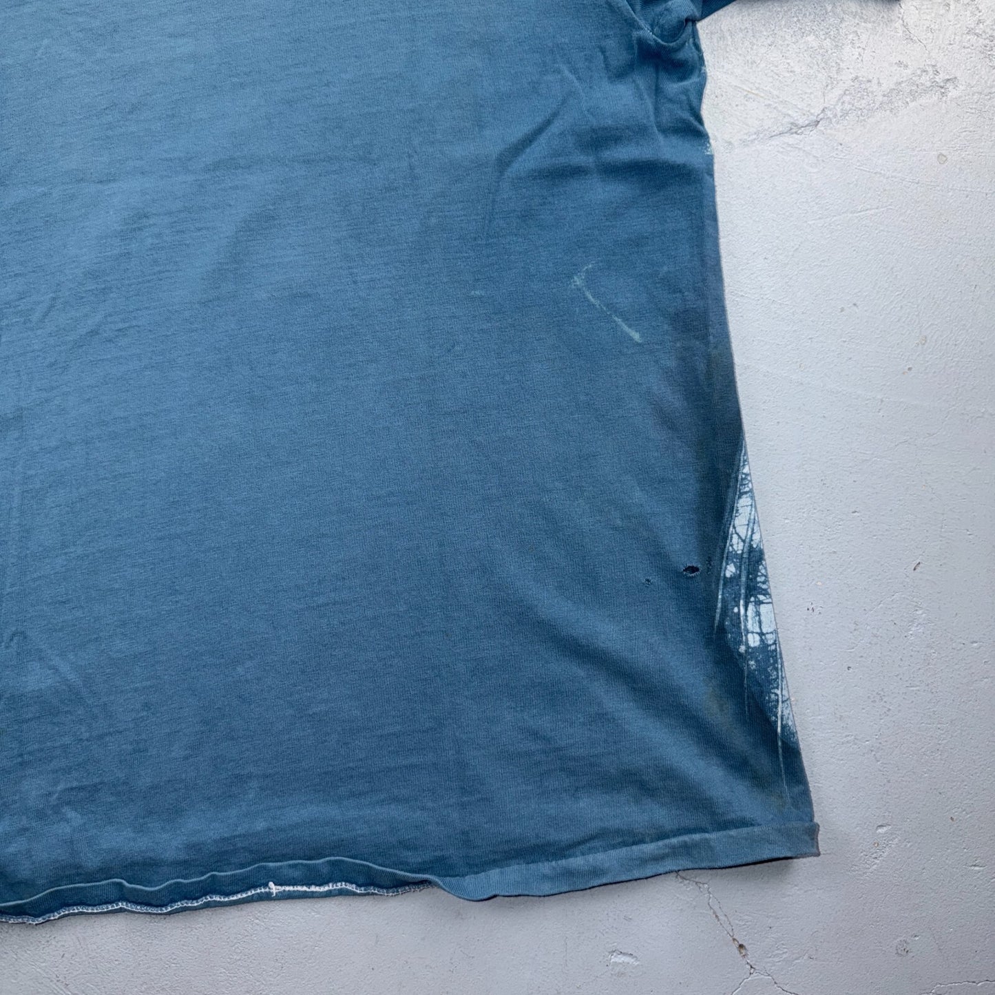Albert Einstein Batik VTG T Shirt Mosquitohead Style Thrashed 90s Unique RARE