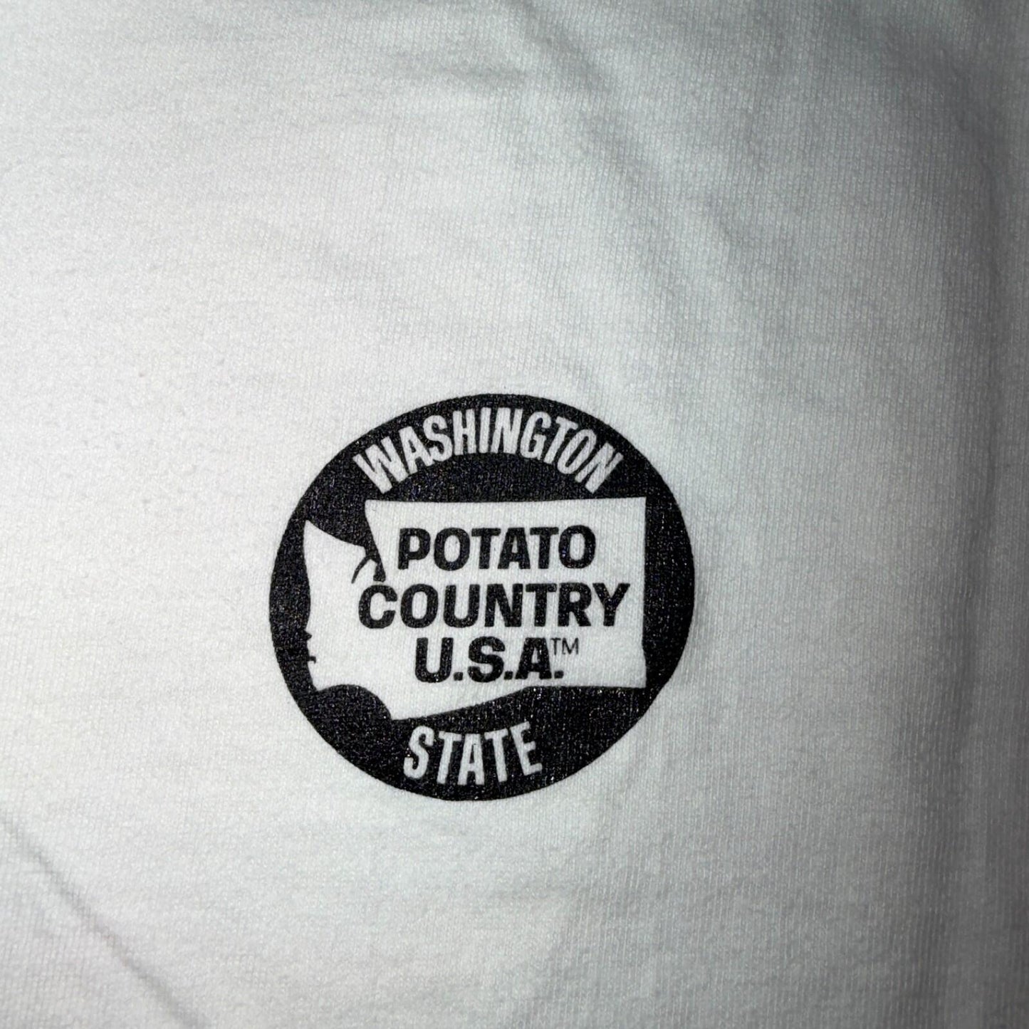 Washington State Potatoes Funny Vintage T Shirts 80s Hanes Cute Food Graphic