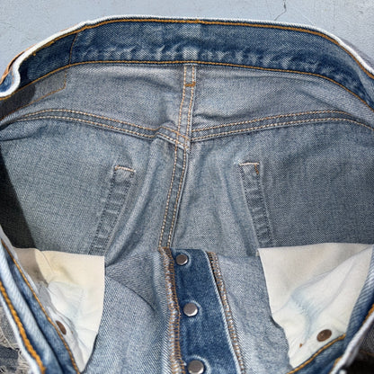 Levis 501 Vintage 90s Y2K XX Straight Leg Jeans Blue Light Wash 36x34 Act 34x29