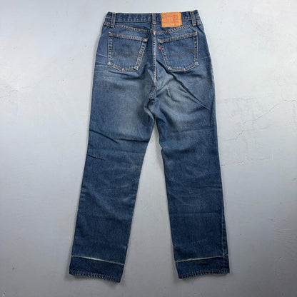 Levis 501 Vintage 80s USA XX Straight Leg Jeans High Rise Sz 13 Womens Act 28x31