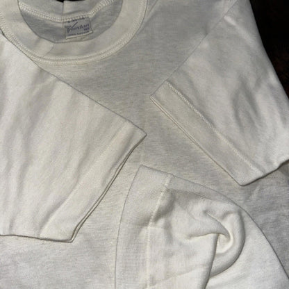 1960s Vardon Vintage White Blank T Shirt S Rockabilly Lot 6 Pack 60s 50s Hanes