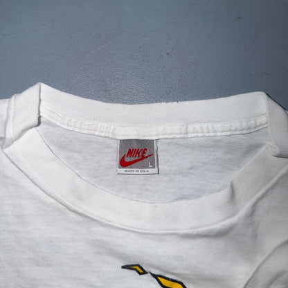 Vintage Nike State Games Of Oregon 1993 Torch T Shirt White USA JDI Large 90s