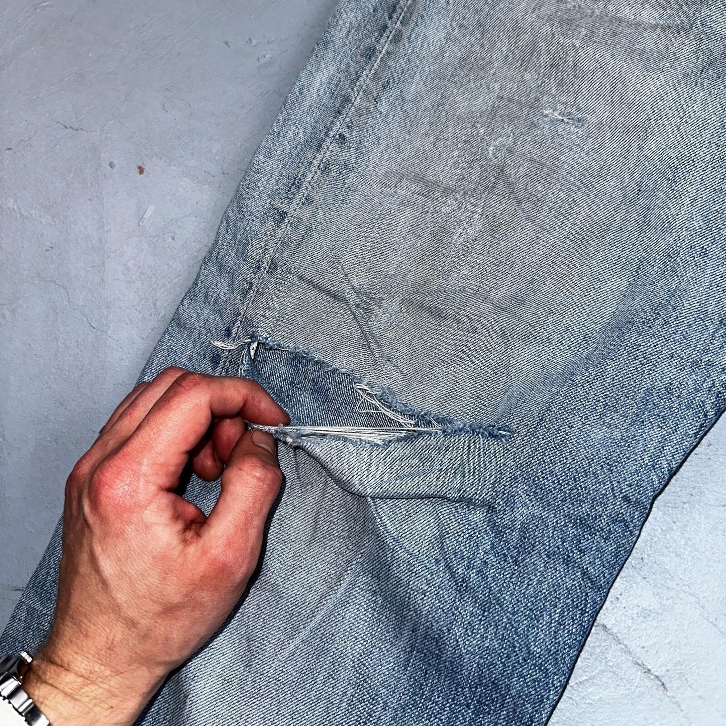 Levis 501 Vintage Y2K XX Straight Leg Jeans Blue Light Wash 34x34 Act 35x30