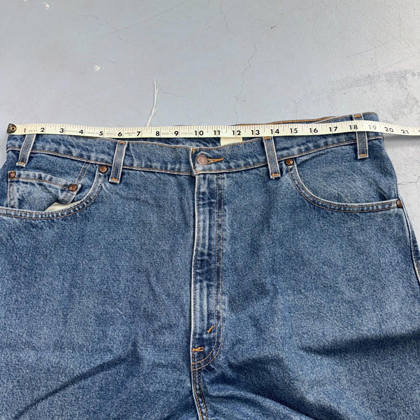 Levis 540 Vintage 90s Y2K Relaxed Fit Jeans Blue Med Wash 40x30 Act 38x29