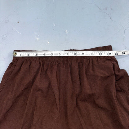 Briggs New York 2 Pc Womens 12 Brown Stretch Pants Blazer Vintage USA 80s
