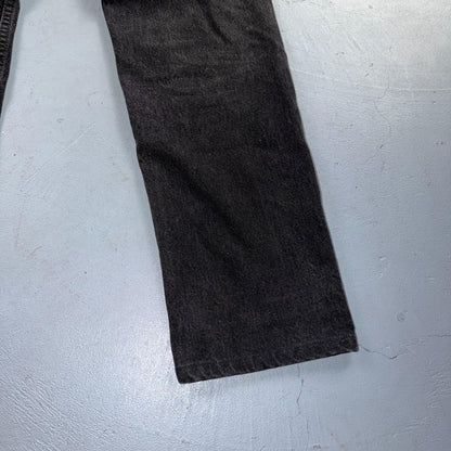 Levis 505 Vintage 90s 40505 Orange Tab Black Jeans 29x32 USA 1990s Act 28x28