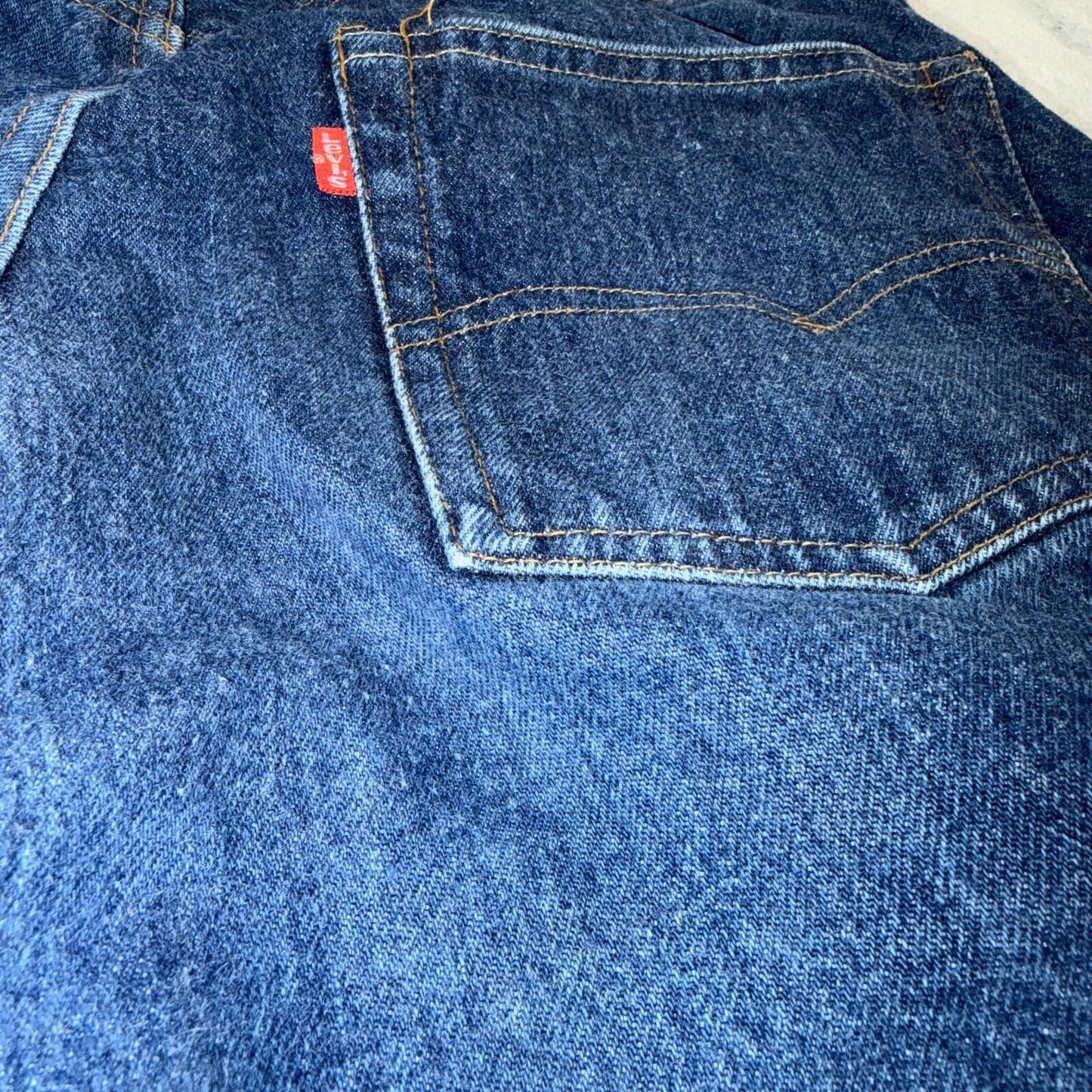 Levis 501 Vintage 80s Redline Selvedge USA XX Jeans Dark Wash 34x38 Act 31x34