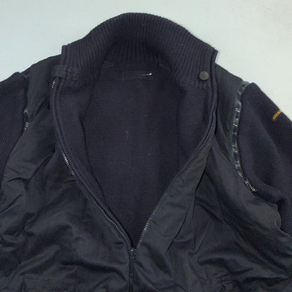 Paul & Shark Yachting Wool Revesible Heavy Jacket Removable Sleeves Italy Vest