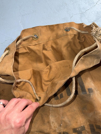VTG Bell System Telephone Repairman Tool Bag Case Lineman Belt Canvas 50s 60s