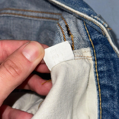 Levis 501 Vintage 70s SS Redline Selvedge USA XX Jeans Med Wash 30x31 Act 28x27