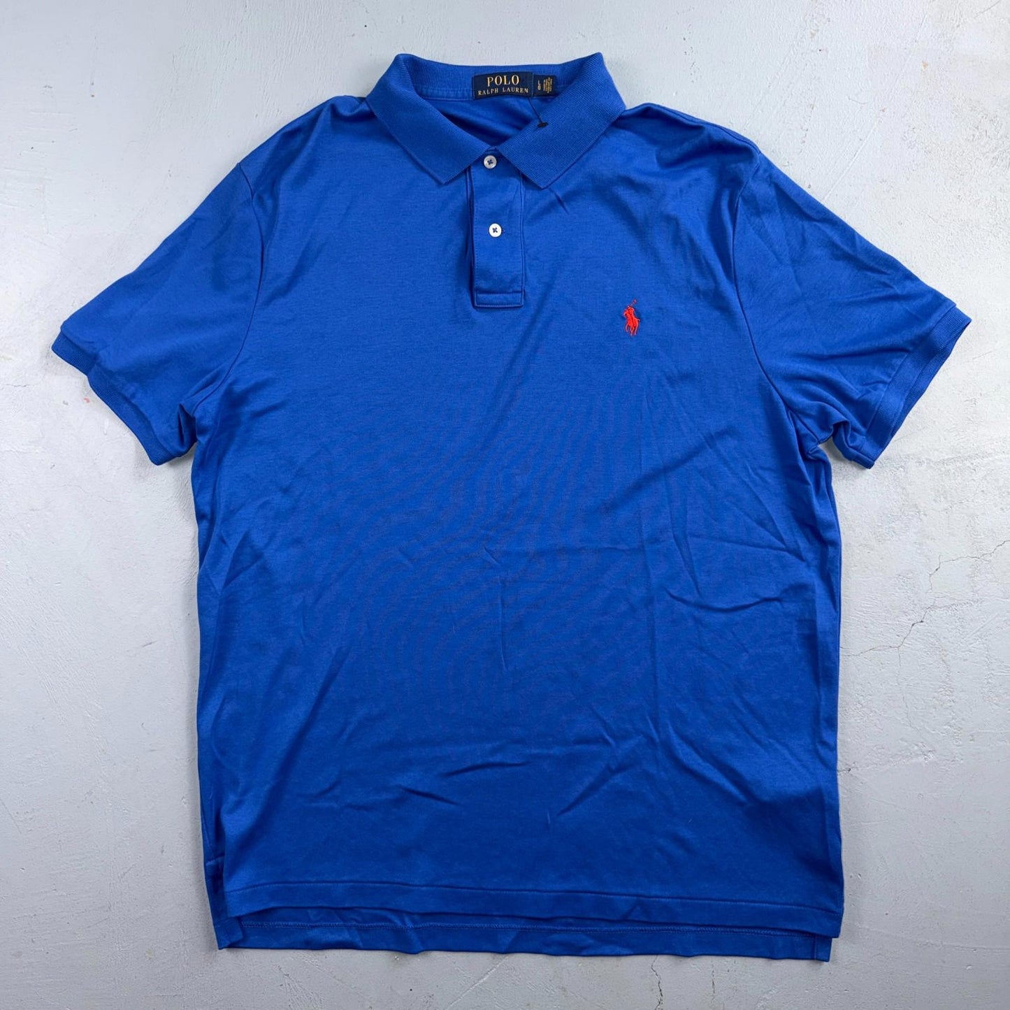 Polo Ralph Lauren Short Sleeve Polo Red Pony Rugby Golf Shirt Men Large