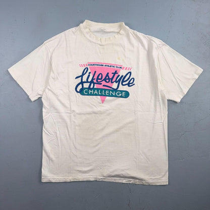 Courthouse Athletic Life Style VTG Single Stitch T Shirt 90s PDX Gym Portland