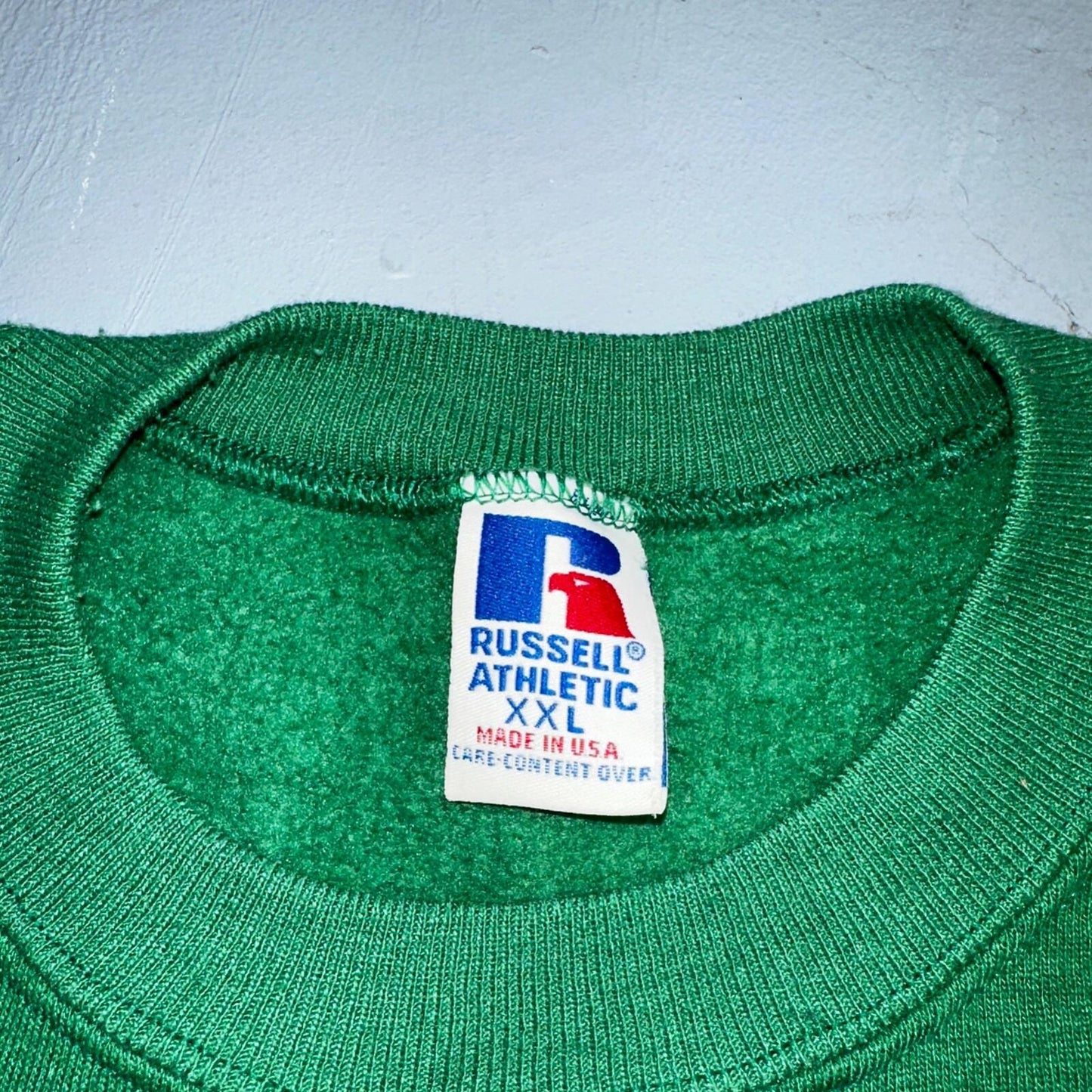 Oregon Ducks Donald Russell Athletic Sweatshirt 2XL VTG Crewneck Green 90s USA