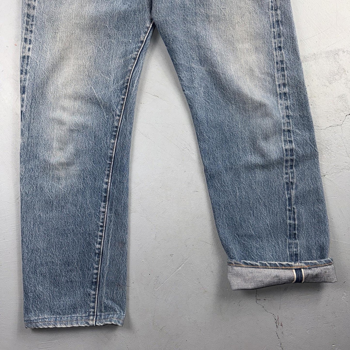 Levis 501 Vintage 80s Redline Selvedge USA XX Jeans Light Wash 38x40 Act 36x29