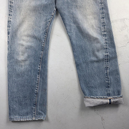 Levis 501 Vintage 80s Redline Selvedge USA XX Jeans Light Wash 38x40 Act 36x29