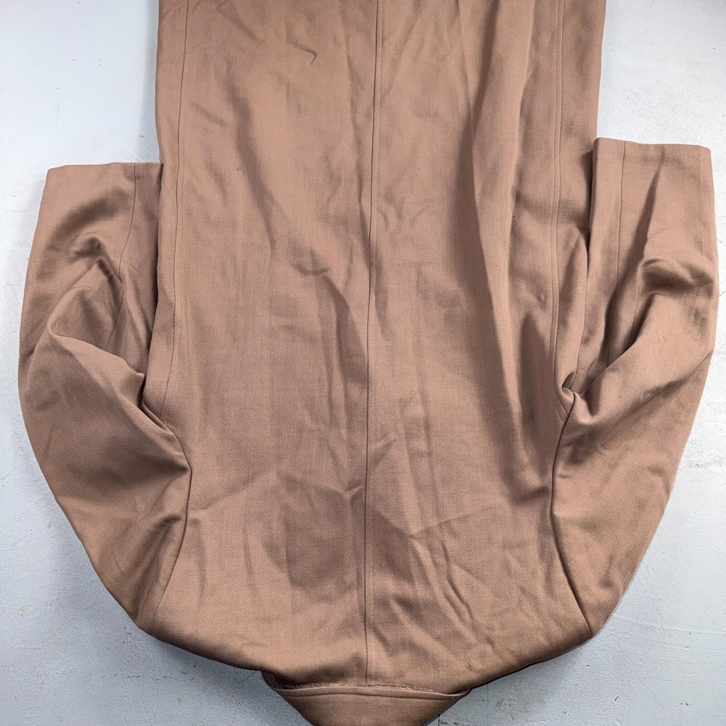 VTG 1930s 1940s Coat Trench Mens 40 Wool Gabardine Like Rockabilly Overcoat