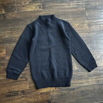 Vintage WW2 WWII USN Navy Deck Watch Wool Sailor's Sweater 1940s 40s Knit Rare