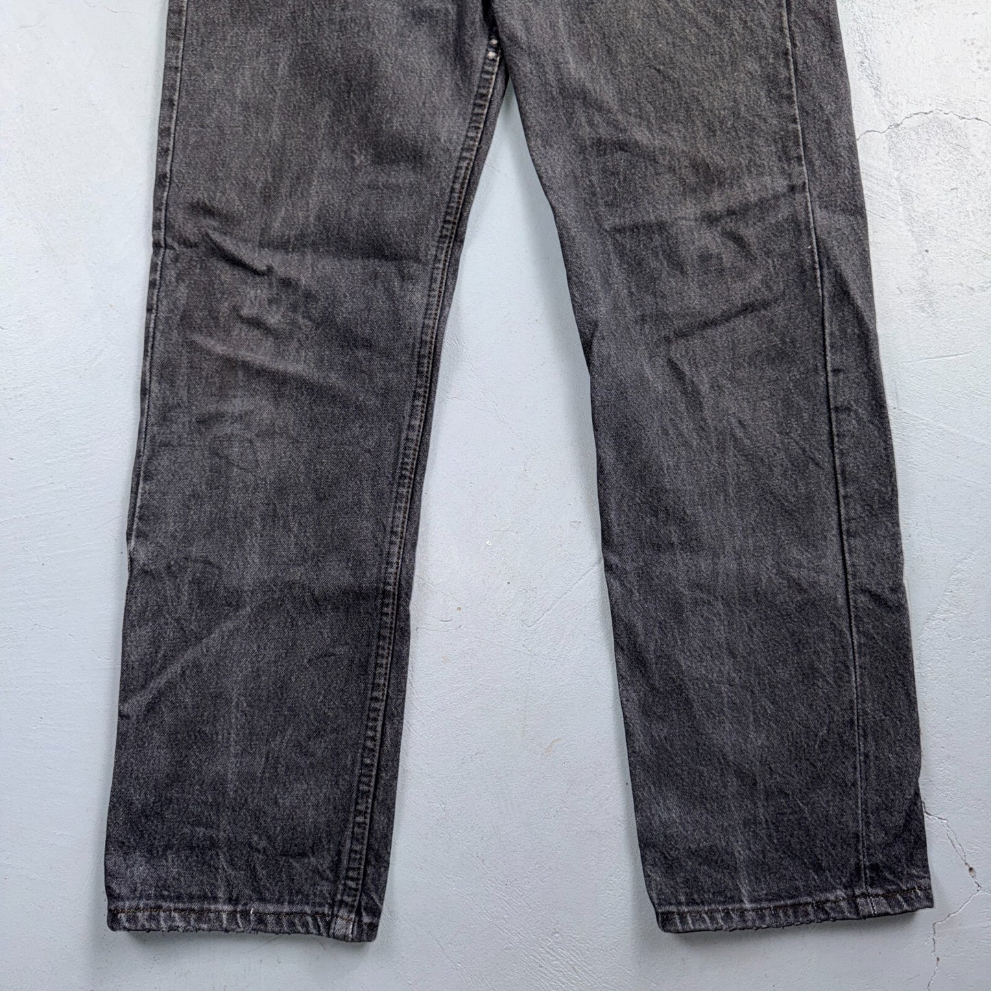 Levis 501 Vintage 80s USA XX Straight Leg Jeans Black Light Wash 30x30 Act 29x29