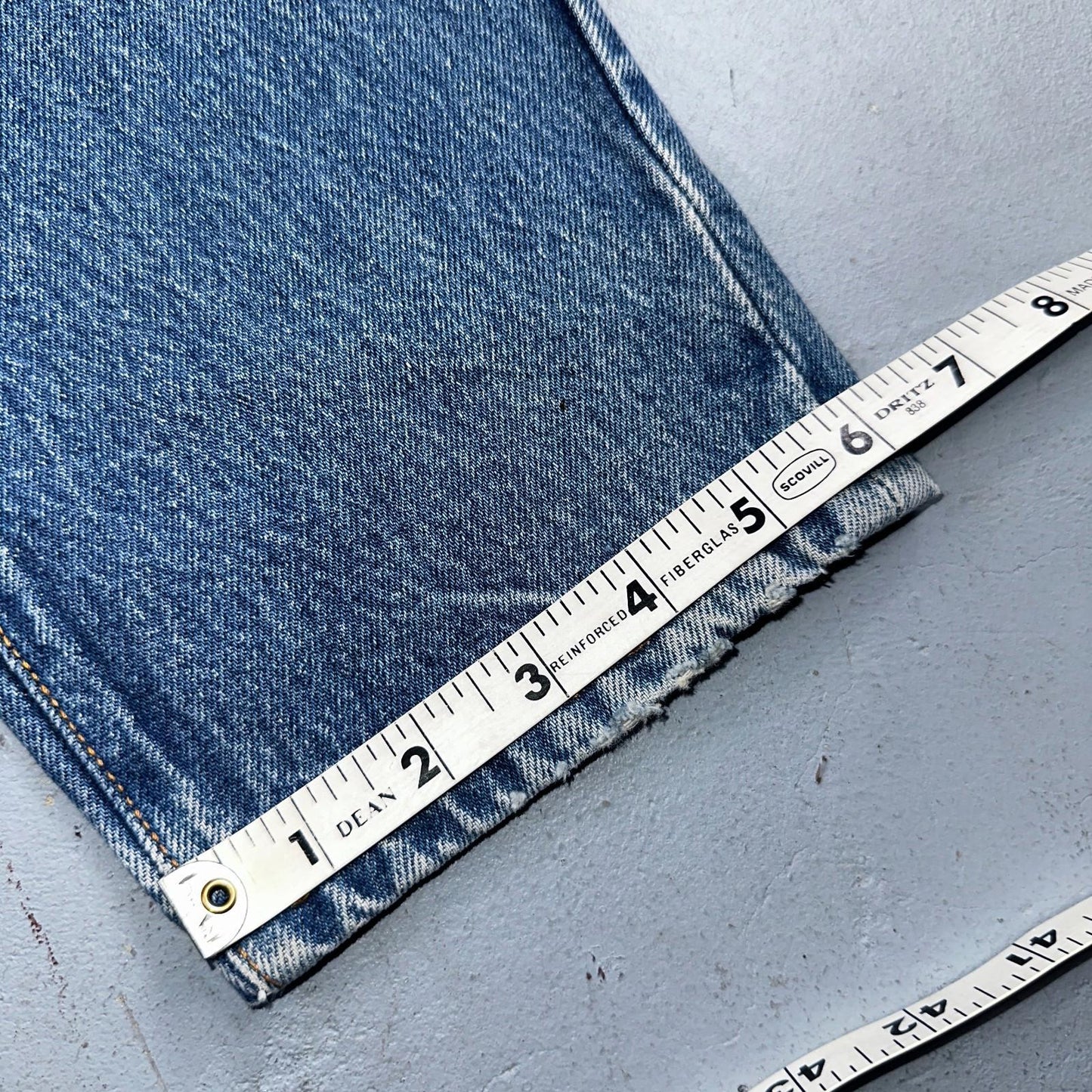 Levis 501 Vintage 80s USA XX Womens Jeans Blue High Rise Tapered 17501 25x27