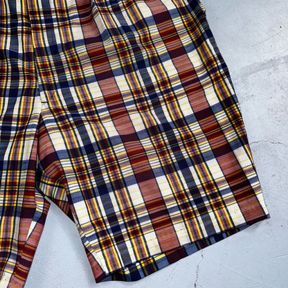 Sears Vintage 70s The Men’s Store Perma-Prest Striped Shorts Plaid Talon Zipper
