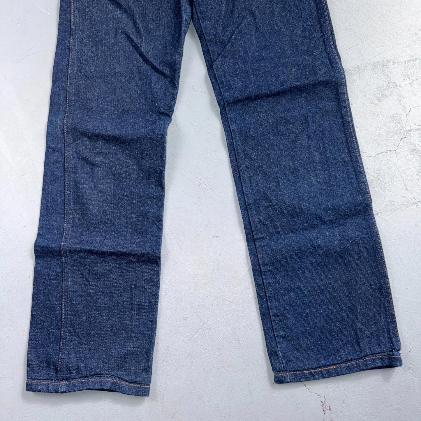 VTG Wrangler Men's 13MWZ Dark Wash High Rise Rigid Cowboy Jeans 28x33 Talon USA