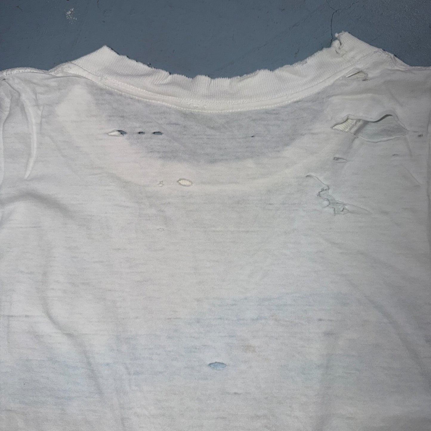 VTG Sea Turtles Single Stitch USA Thrashed White T Shirt Sz XL St Croix Ocean