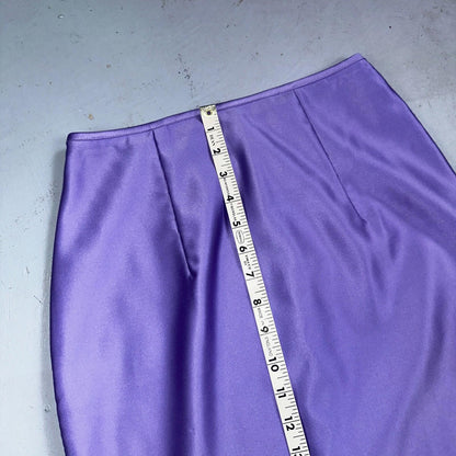 Zum Zum By Niki Livas Women's Purple Crop Skirt Beading Maxi Dress 5-6 USA Prom