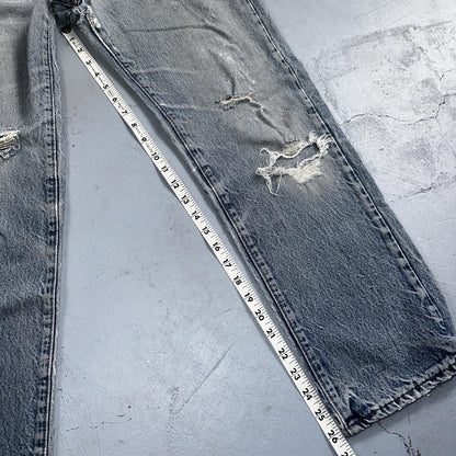 Levis 501 Vintage 80s USA XX Straight Leg Jeans 32x31 Thrashed Wash Act 30x26