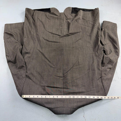1990s Chaps Ralph Lauren VTG Mens 2 PC Suit 48 Jacket Coat Pants Gray Wool