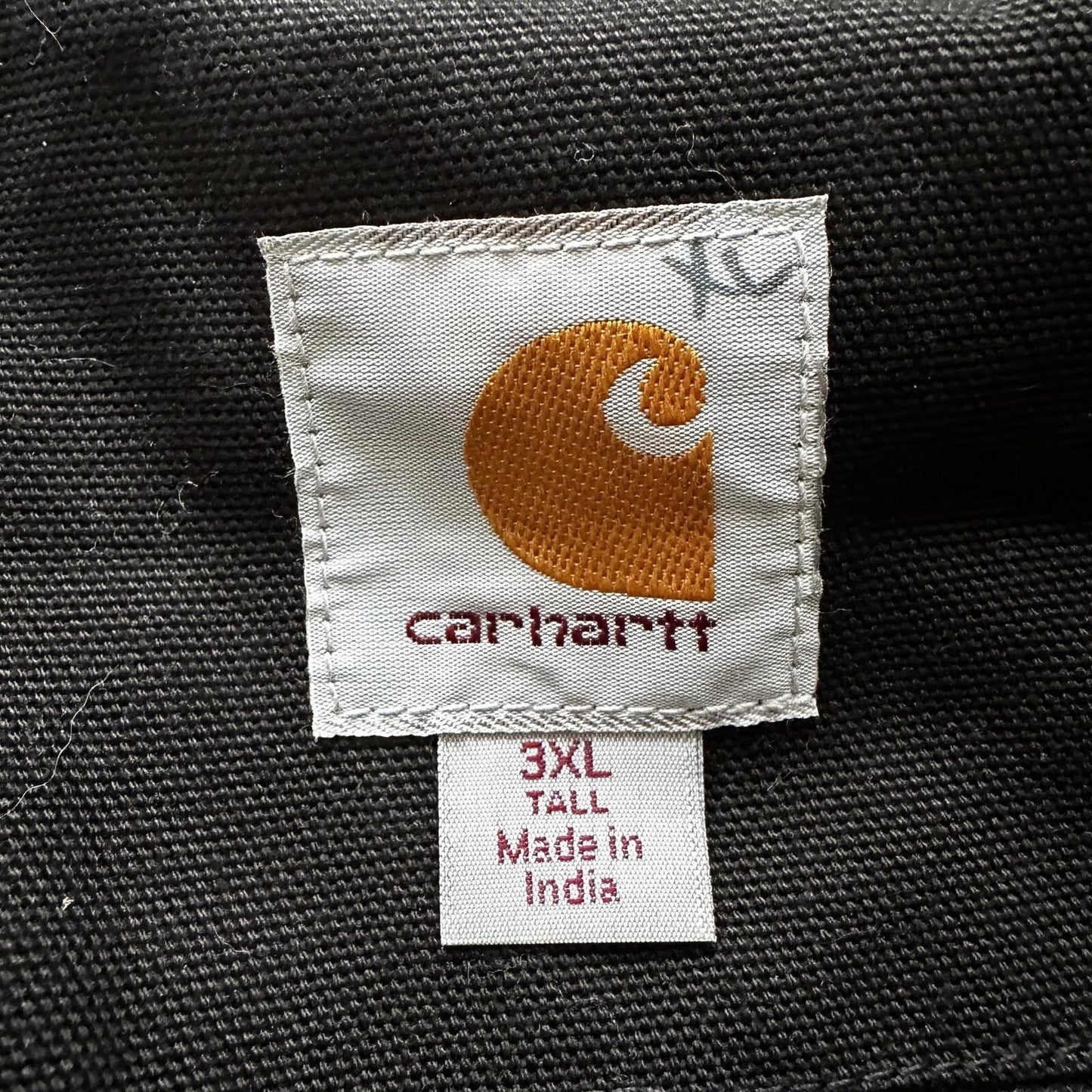 Carhartt Duck Detroit Jacket Men’s Size 3XLT CT103828 Black Hip Hop Rap Work VTG