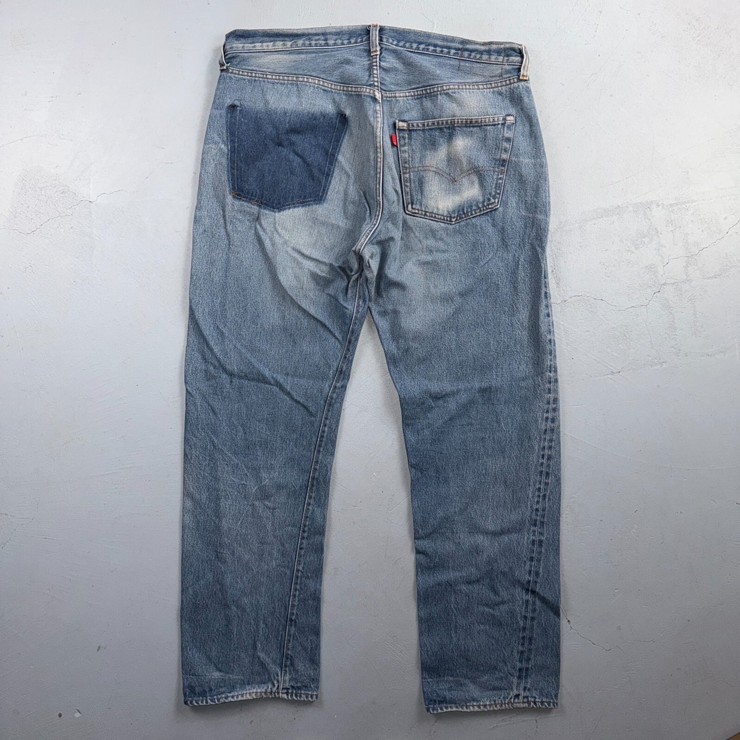Levis 501 Vintage 80s Redline Selvedge USA XX Jeans Light Wash 40x34 Act 38x30