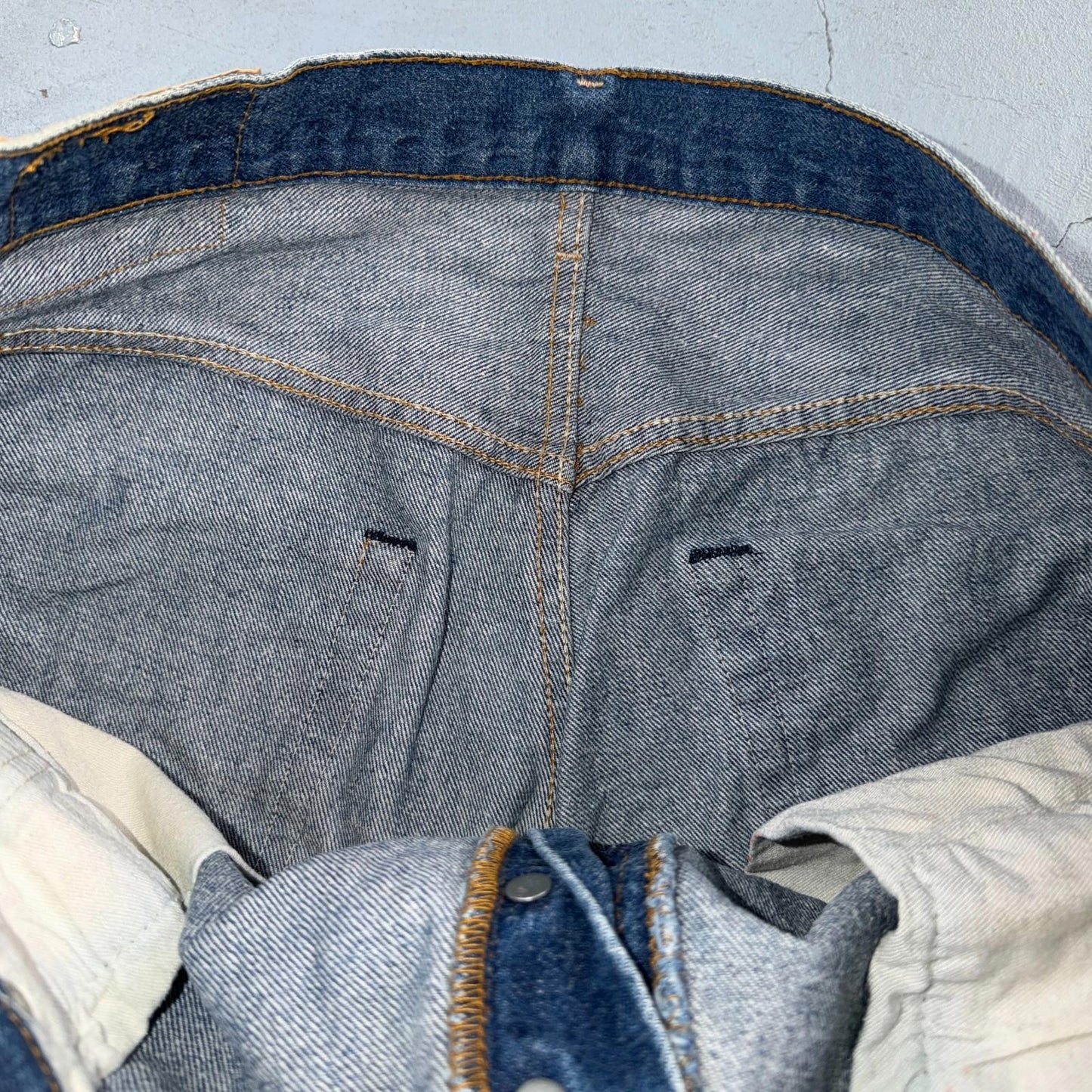 Levis 501 Vintage 80s USA XX Straight Leg Jeans Blue Med Wash 42x32 Act 38x28