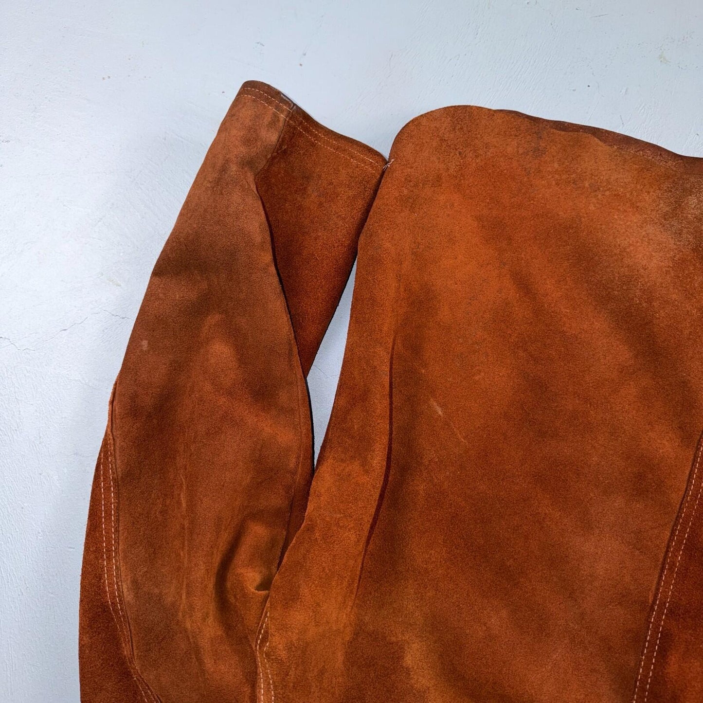 Buckboard Vintage Suede Leather Western Jacket Snap Buttons Men’s Size 44