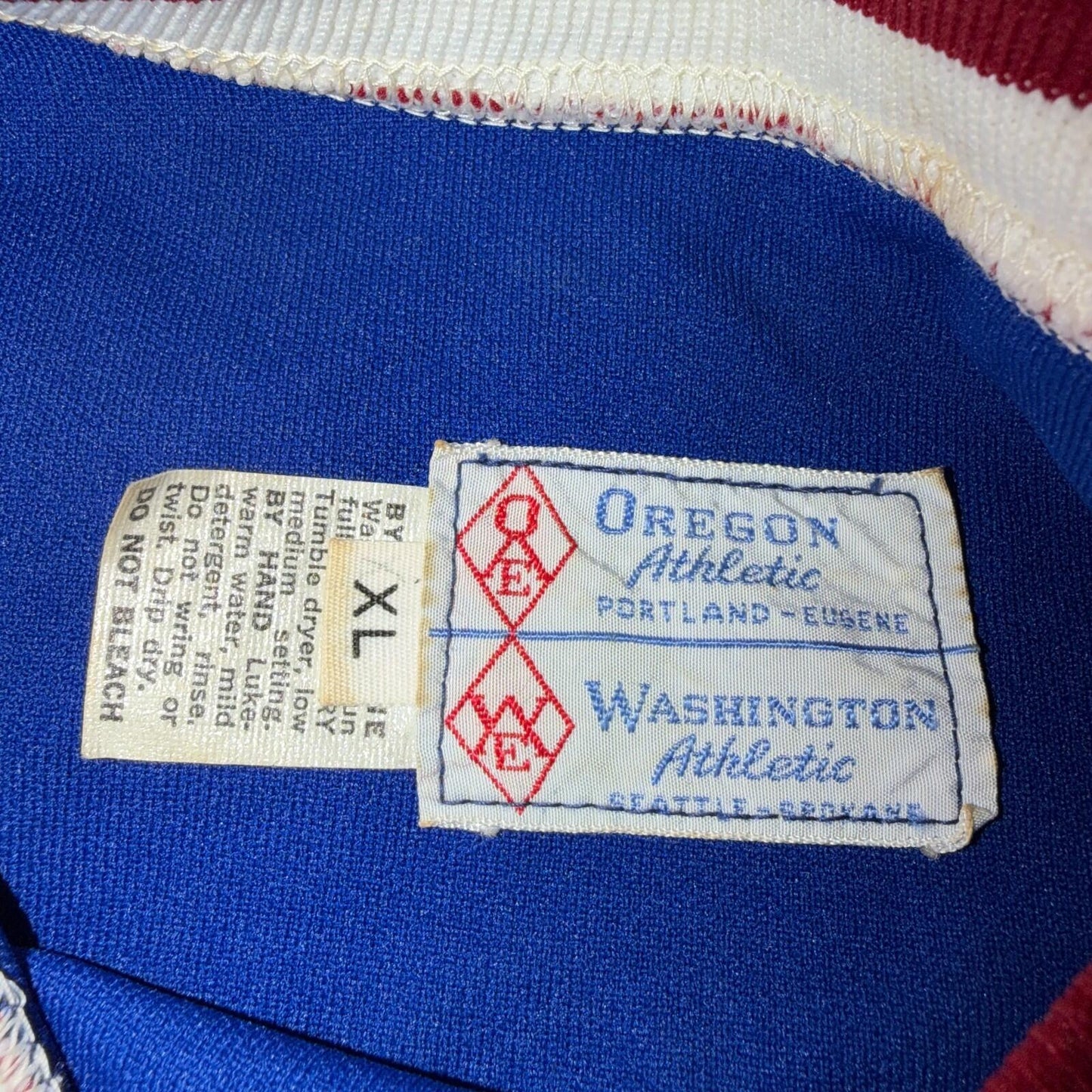Vintage Vanderbeck Logging Bowling Jersey T Shirt Oregon USA Rockabilly 1960s