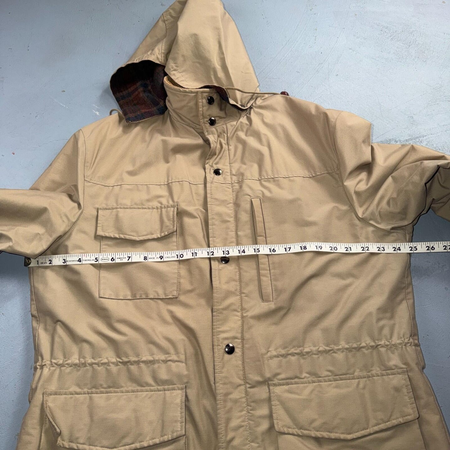 Pendleton Pen West Vintage Tan Beige Thinsulate Jacket Coat Made In USA Size L