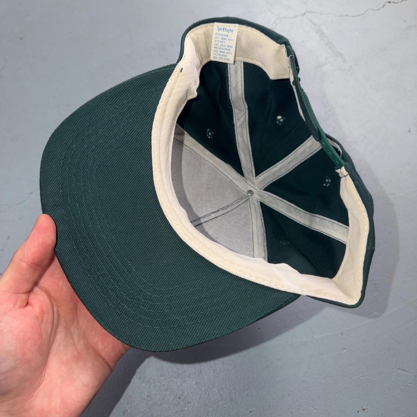 Coogi Connections VTG Hat Baseball Cap Snapback 90s Spotlight Japan Rare Green