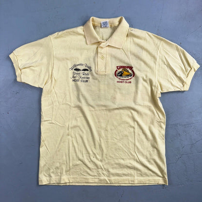 Goodguys Polo Anvil Large VTG T Shirt Cars Hot Rods Cars Corvette Cool Oregon