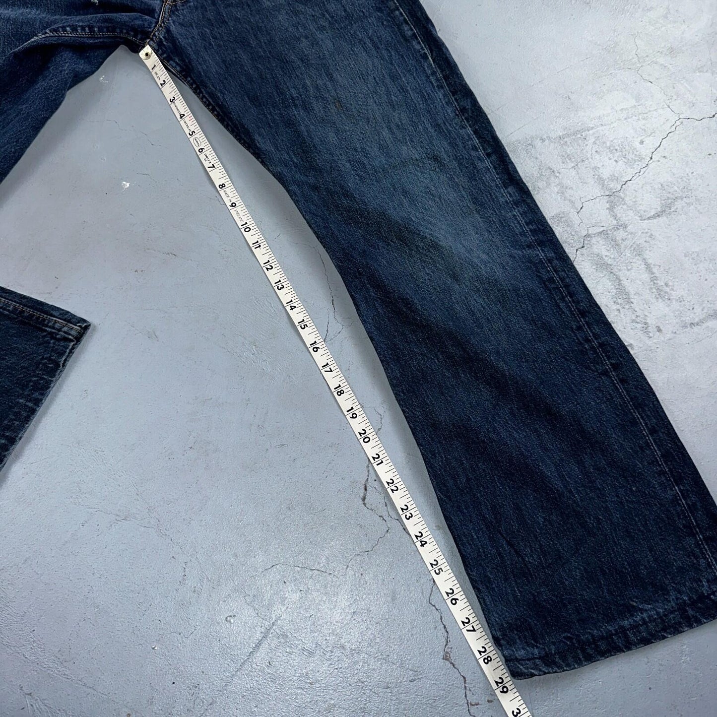 Levis 501 Vintage Y2K XX Straight Leg Jeans Blue Med Wash 34x32 Act 33x29