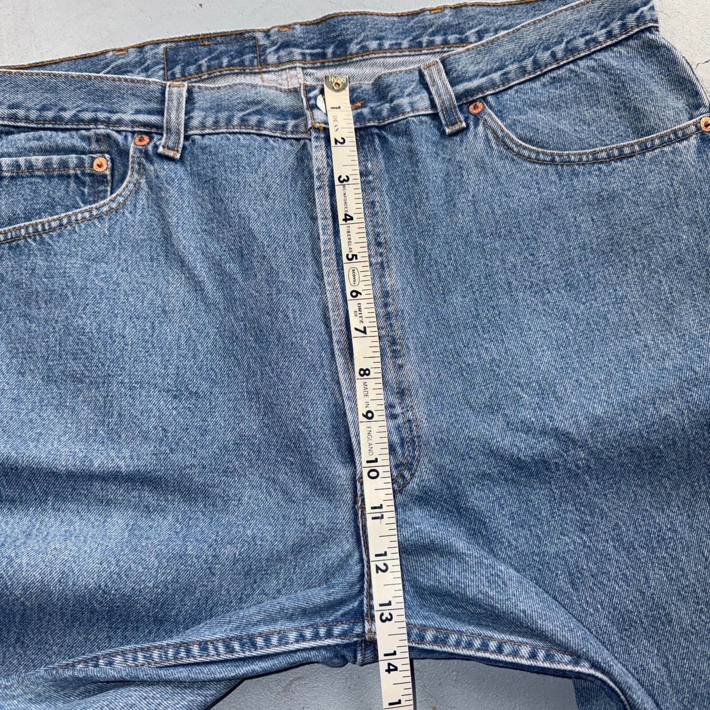 Levis 501 Vintage 80s USA XX Straight Leg Jeans Blue Light Wash 40x32 Act 39x31