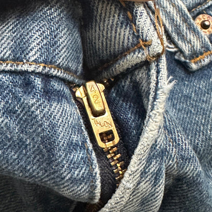 Vintage 80s Levis 505 36x36 USA Blue Jeans 501 Act 33x34 Light Wash