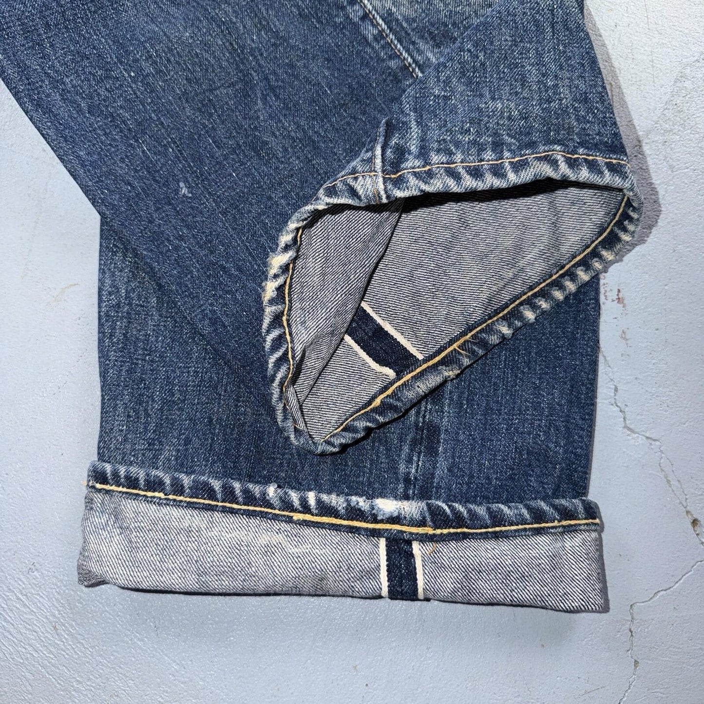 Levis 501 Big E Vintage 60s Redline Selvedge USA XX 1960s Jeans 66 Act 35x33