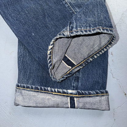 Levis 501 Big E Vintage 60s Redline Selvedge USA XX 1960s Jeans 66 Act 35x33