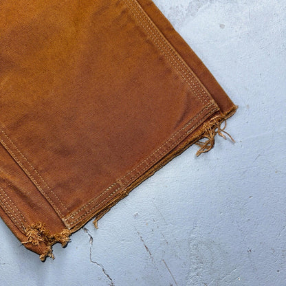 Carhartt Shorts VTG Double Knee Carpenter Pants USA B01 Brown Act 33 30x18