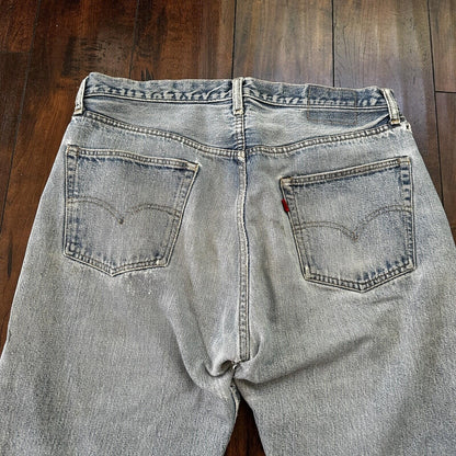 Levis VTG 70s SS Redline Selvedge USA 501 XX Jeans 66 80s 38x33 Act 34x27 CUT