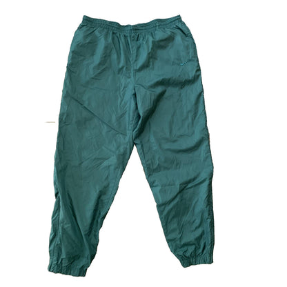 Vintage Nike Warm Up Track Soccer Pants Basic XL Green 90s Essential 80s Jogger