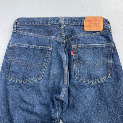 Levis 501 Vintage 80s Redline Selvedge USA XX Jeans Dark Wash 34x38 Act 31x34