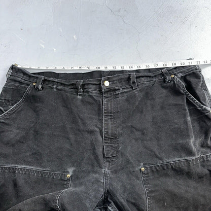 Carhartt VTG Double Knee Carpenter Pants USA B01 BLK Black Act 42x31