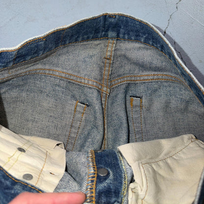 Levis 501 Vintage 70s SS Redline Selvedge USA XX Jeans Light Wash 31x33 Ac 30x29