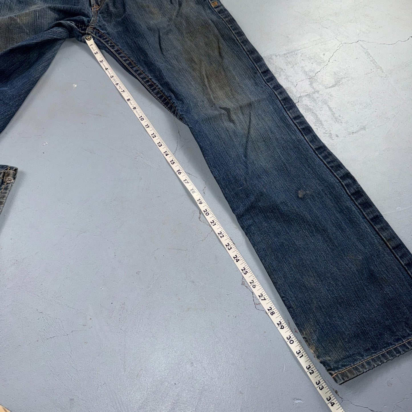 Ariat M4 FR Relaxed Boot Cut Men’s Blue Denim Jeans Size 34x36 CAT2 2112