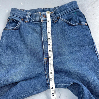 Levis Vintage Womens Size 24x32 White Tab Big E 501 Blue Straight Jeans 70s 80s